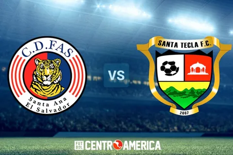 FAS vs Santa Tecla: horario, canal de TV y streaming para ver hoy EN VIVO la fecha 6 del Apertura de El Salvador