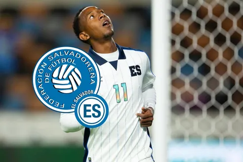 Brayan Gil con El Salvador.