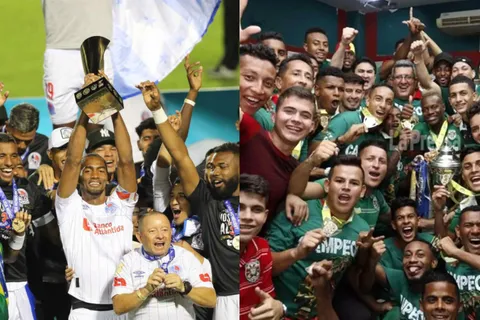 Olimpia va por la 40 y Marathón por la 10: así está la tabla histórica de campeones de Liga de Honduras