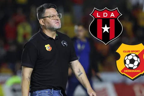 Jafet Soto estará molesto por este cambio para el duelo entre Herediano y Alajuelense.