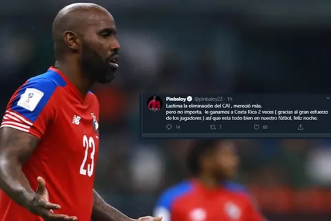 Felipe Baloy se manifestó con un polémico tuit tras la eliminación del CAI