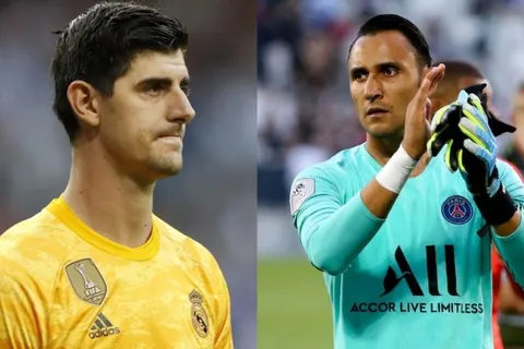Genial caricatura ilustra terrible tarde de Courtouis y la actualidad de Keylor