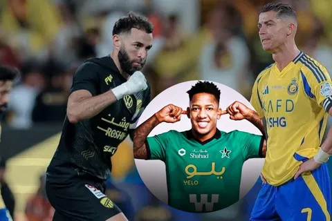Romell Quioto es sorprendido por Karim Benzema en Liga de Arabia Saudita sin ser presentado