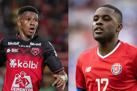 Alajuelense: Josimar Alcócer le da emotiva bienvenida a Joel Campbell.