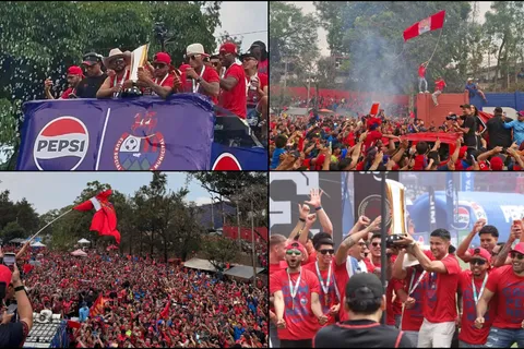 Municipal y sus aficionados festejan a lo grande su título 33 del futbol de Guatemala