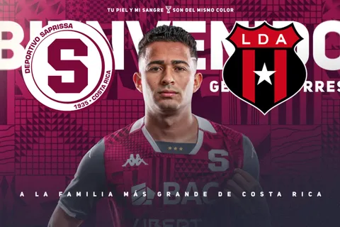 Gerson Torres a Alajuelense: el fichaje frustrado y cómo se lo arrebató Saprissa