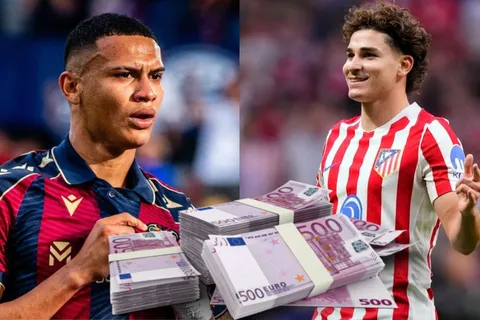 Mientras Julián Álvarez gana 7 millones de euros como líder del Atlético, esto cobra Kervin Arriaga por ser figura del Levante de España