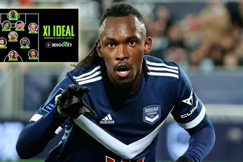Alberth Elis es elegido en XI Ideal de la primera vuelta de la Ligue 1