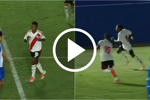 Estevis López brilla en River: el gol de la joya de Panamá que pocos vieron y la asistencia ante un grande de Brasil