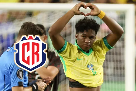 Endrick reconoce lo que piensa Brasil sobre Costa Rica en la Copa América 2024