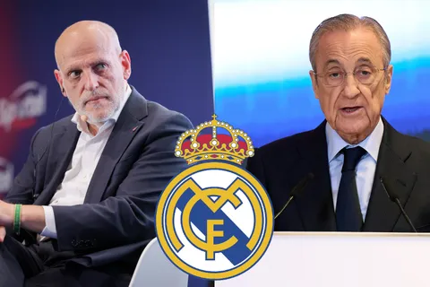 Javier Tebas y Florentino Pérez.