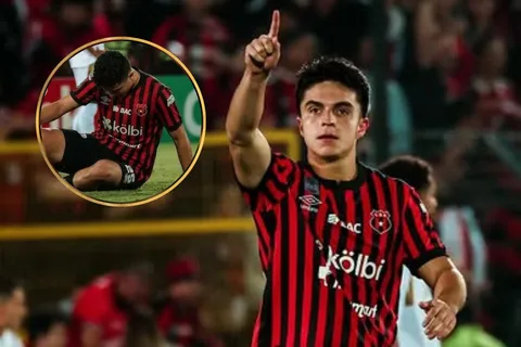 "Es bastante difícil": Van der Putten rompe el silencio tras su grave lesión y deja una promesa que emociona a Alajuelense