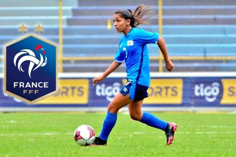 Samaria Gómez de El Salvador jugará en el fútbol de Francia