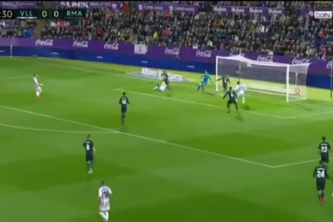 El gol que le hacen a Thibaut Courtois