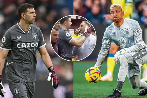 El emotivo encuentro entre Keylor Navas y Dibu Martínez.
