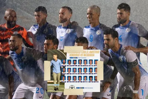 La convocatoria de Nicaragua para enfrentar a Honduras