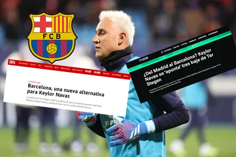 La reacción de los medios internacionales tras el posible fichaje de Keylor Navas al Barcelona