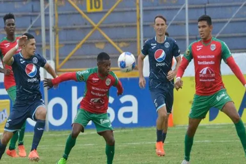 Motagua y Marathón empataron en un vibrante partido