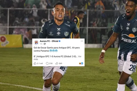 Óscar Santis le respondió a Aurora FC por el dardo recibido.
