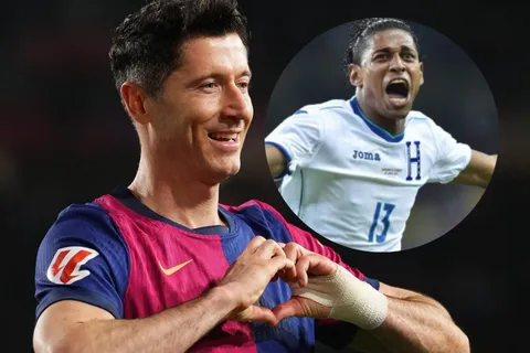 El recuerdo de Robert Lewandowski, jugador de Barcelona, con Carlo Costly; pocos lo saben