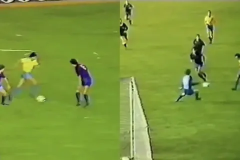 El Cádiz recordó el golazo del Mágico González al FC Barcelona