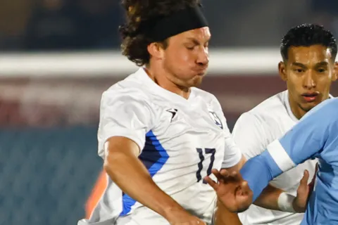 Nicaragua en un partido amistoso en el presente año