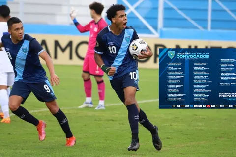 Oficial | Los jugadores Sub-20 de Guatemala que viajarán a Argentina