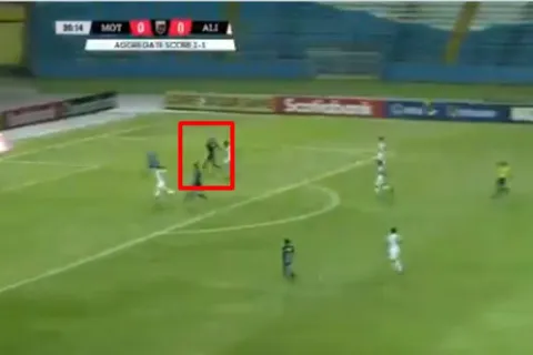 Motagua le está ganando 2-0 al Alianza en los primeros 45 minutos