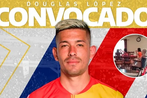 La emotiva reacción de la familia de Douglas López tras conocer su convocatoria al Mundial