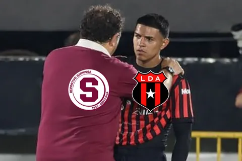 Nadie lo había visto: Alejandro Bran y Marcelo Tulbovitz tuvieron un cruce inesperado tras el 1-1 entre Saprissa y Alajuelense