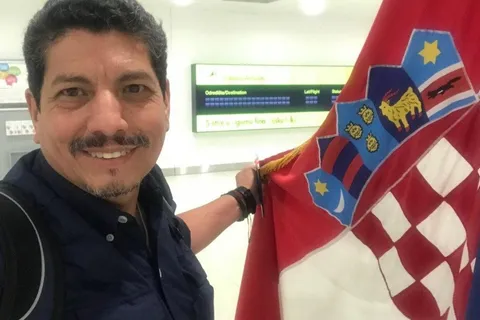 Yuri Cortez llegó a Croacia para sus merecidas vacaciones