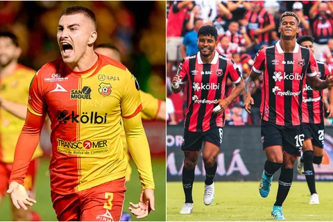 Herediano y Alajuelense empatan 2-2 en la ida de las semifinales