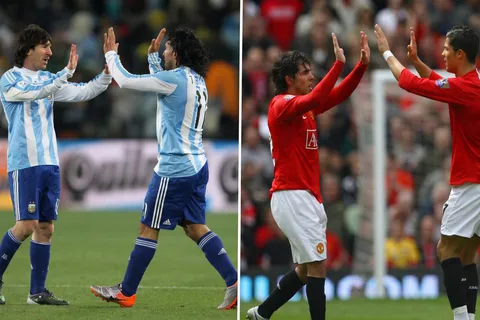 Tevez fue compañero de Messi en la Selección Argentina y de Cristiano Ronaldo en el Manchester United.