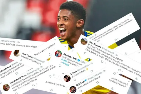 Anthony "Choco" Lozano desata locura en afición del Cádiz