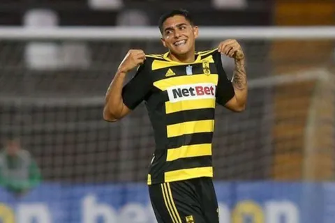 Luis Palma marcó un golazo en el triunfo de Aris