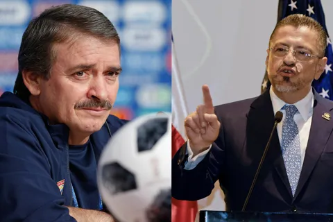El peso de Alajuelense: Óscar Ramírez le hace un pedido especial al presidente Rodrigo Chaves