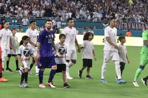 Honduras recibió una buena cantidad de dinero por jugar contra Argentina
