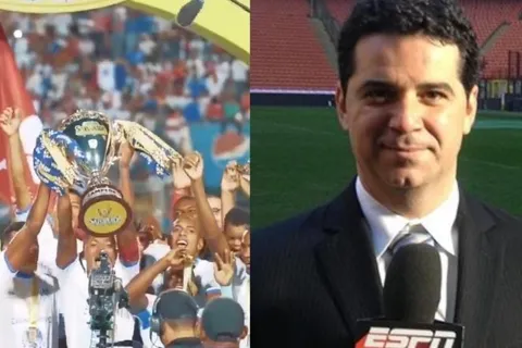 Andrés Agulla no se quedó sin felicitar a Olimpia por su título