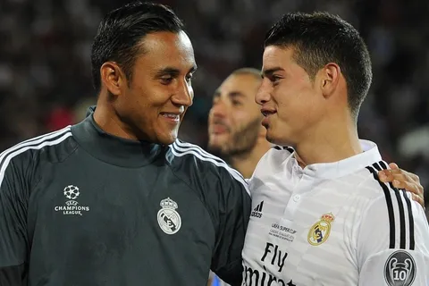 James y hasta La Liga aplaudieron a Keylor en su foto de despedida