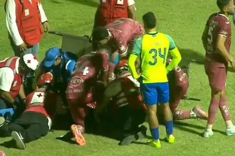 Acá el video: la terrible lesión que sufrió Romario Da Silva que impacta a todo Motagua
