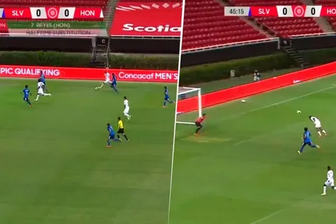 Preolímpico de Concacaf: el gol con el que Honduras abrió el marcador ante El Salvador