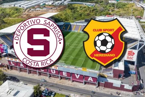 Todo listo para ver Saprissa vs. Herediano.