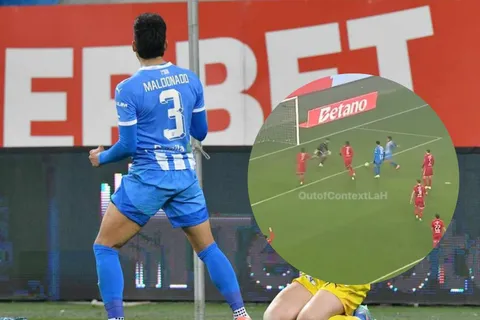 Denil Maldonado es vital: así fue el cuarto gol del hondureño en Rumanía y que puso líder a su equipo