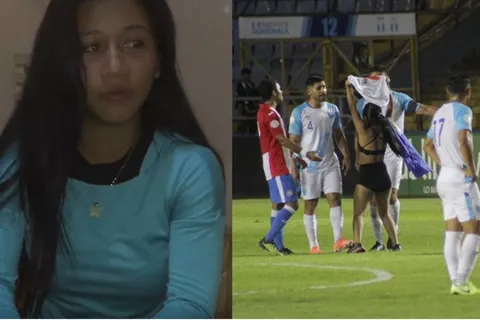 Entre lágrimas, youtuber que invadió partido de Guatemala pide que no la detengan