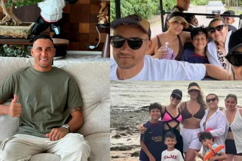 Relax, familia y amigos: así pasa Keylor Navas sus vacaciones en Costa Rica