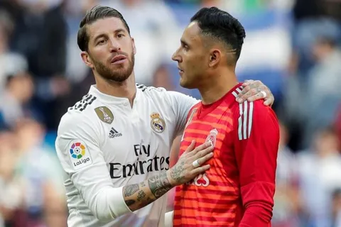 Sergio Ramos tomó la capitanía en Real Madrid para despedir a Keylor Navas