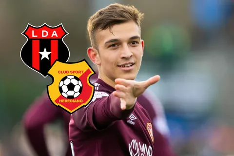 La puja entre Herediano y Alajuelense por Kenneth Vargas ya tendría un ganador: "Se resuelve esta semana"