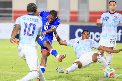 Haití le ganó a Costa Rica.