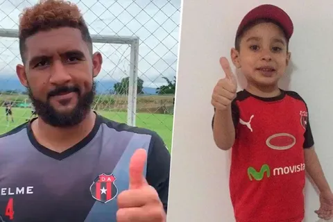 El tierno gesto del Alajuelense con un niño al que operarán del corazón
