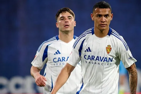 Kervin Arriaga no oculta su malestar y decepción luego de otro empate en Real Zaragoza